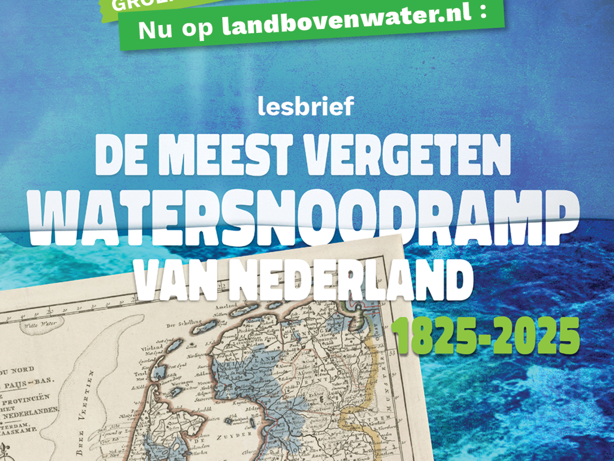 lesbrief over de stormvloed van 1825